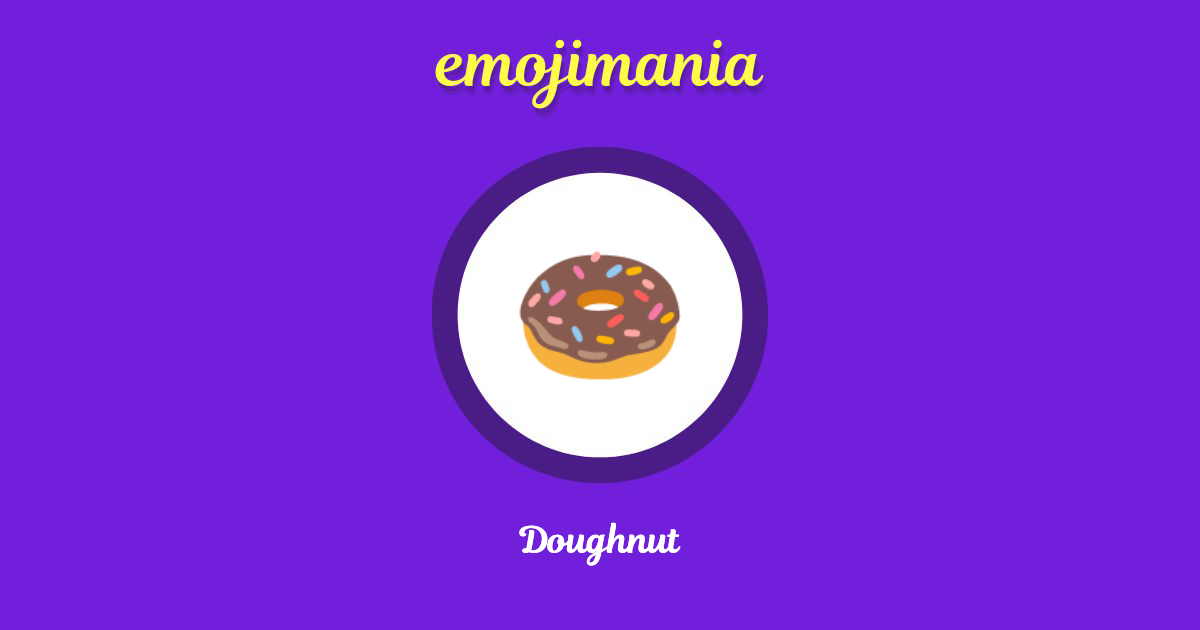 Doughnut Emoji copy and paste