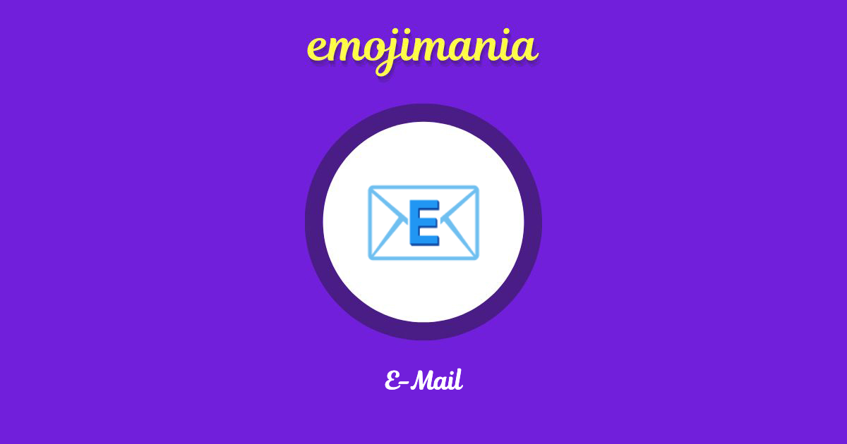 E-Mail Emoji copy and paste