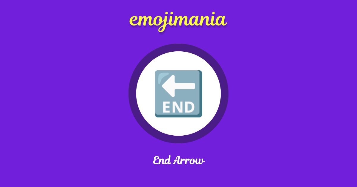 End Arrow Emoji copy and paste