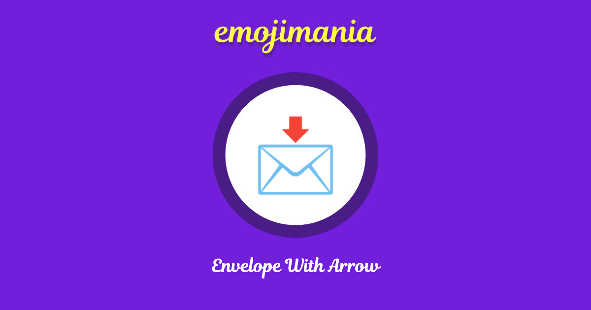 Envelope With Arrow Emoji copy and paste