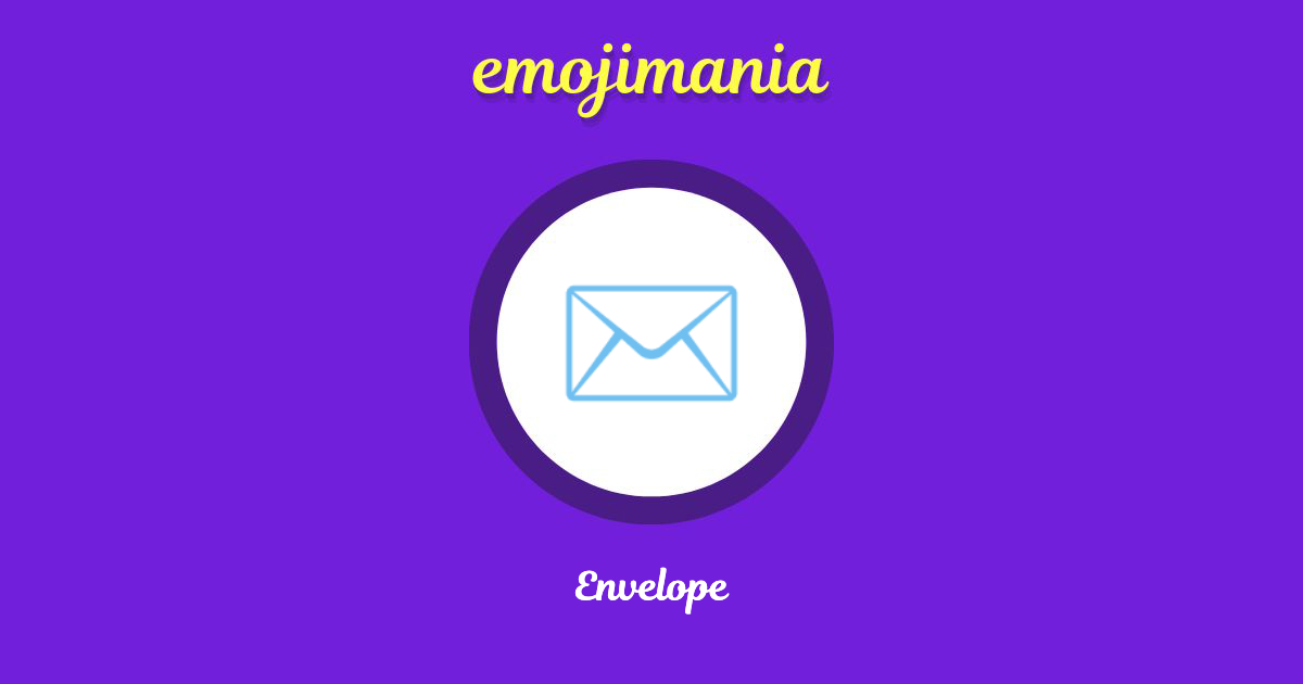 Envelope Emoji copy and paste