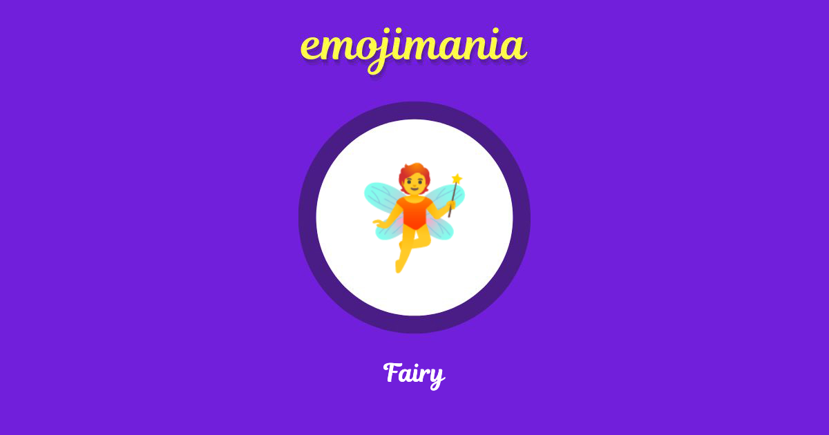Fairy Emoji copy and paste
