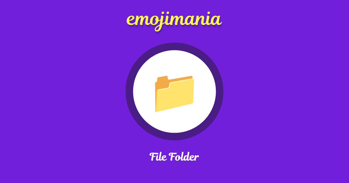 File Folder Emoji copy and paste