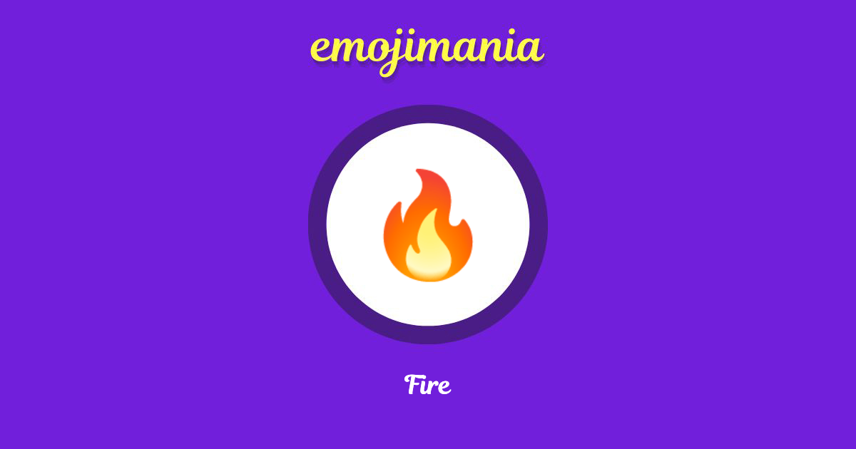 Fire Emoji copy and paste