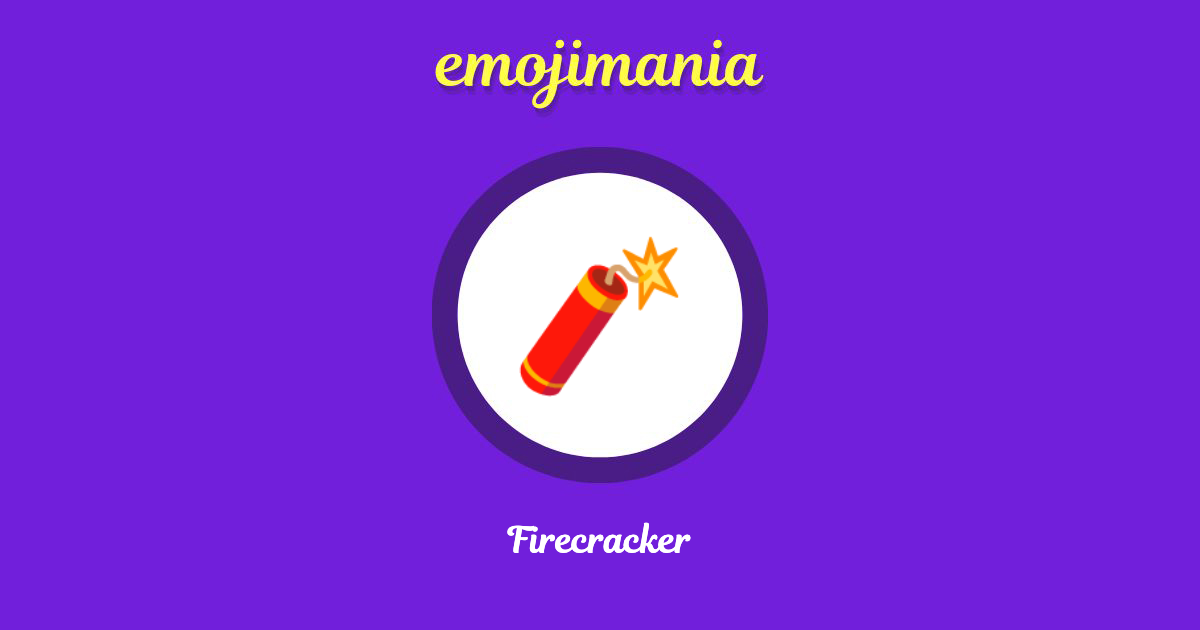 Firecracker Emoji copy and paste