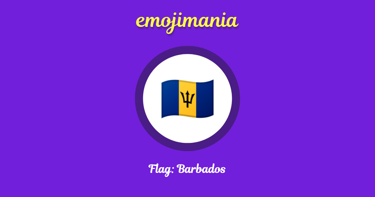 Flag: Barbados Emoji copy and paste