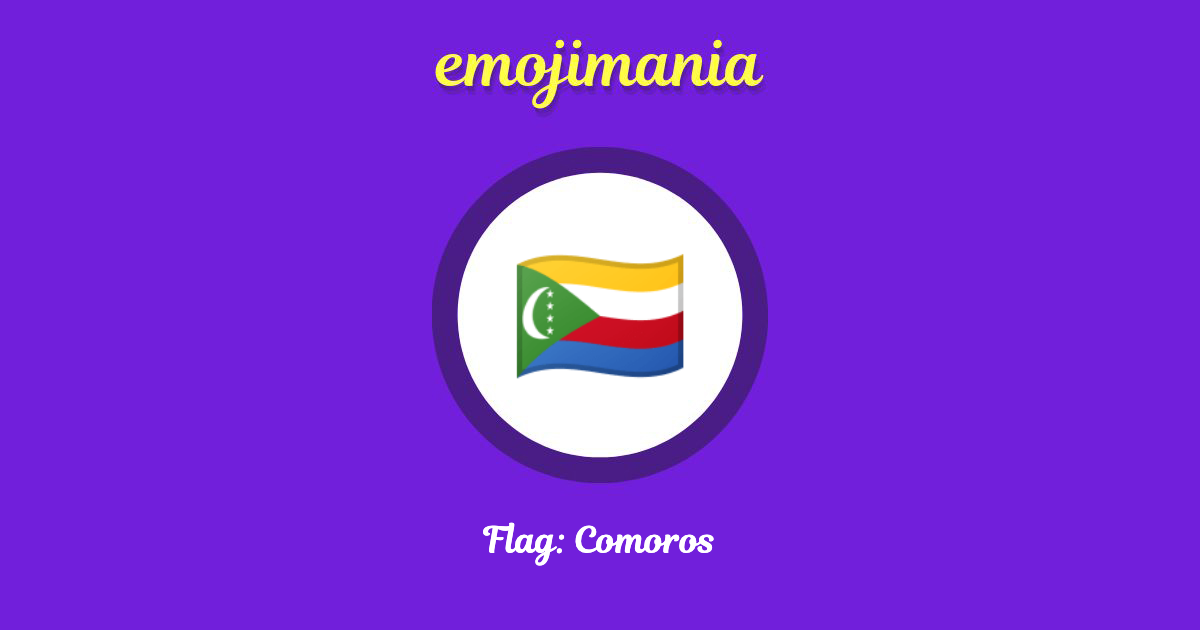 Flag: Comoros Emoji copy and paste