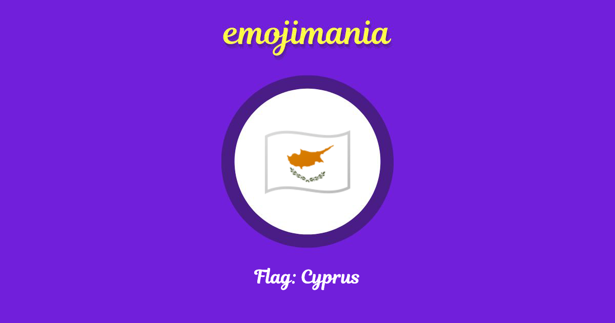 Flag: Cyprus Emoji copy and paste