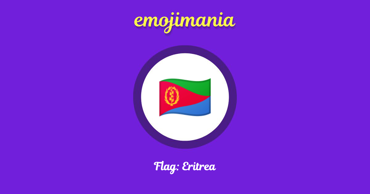 Flag: Eritrea Emoji copy and paste