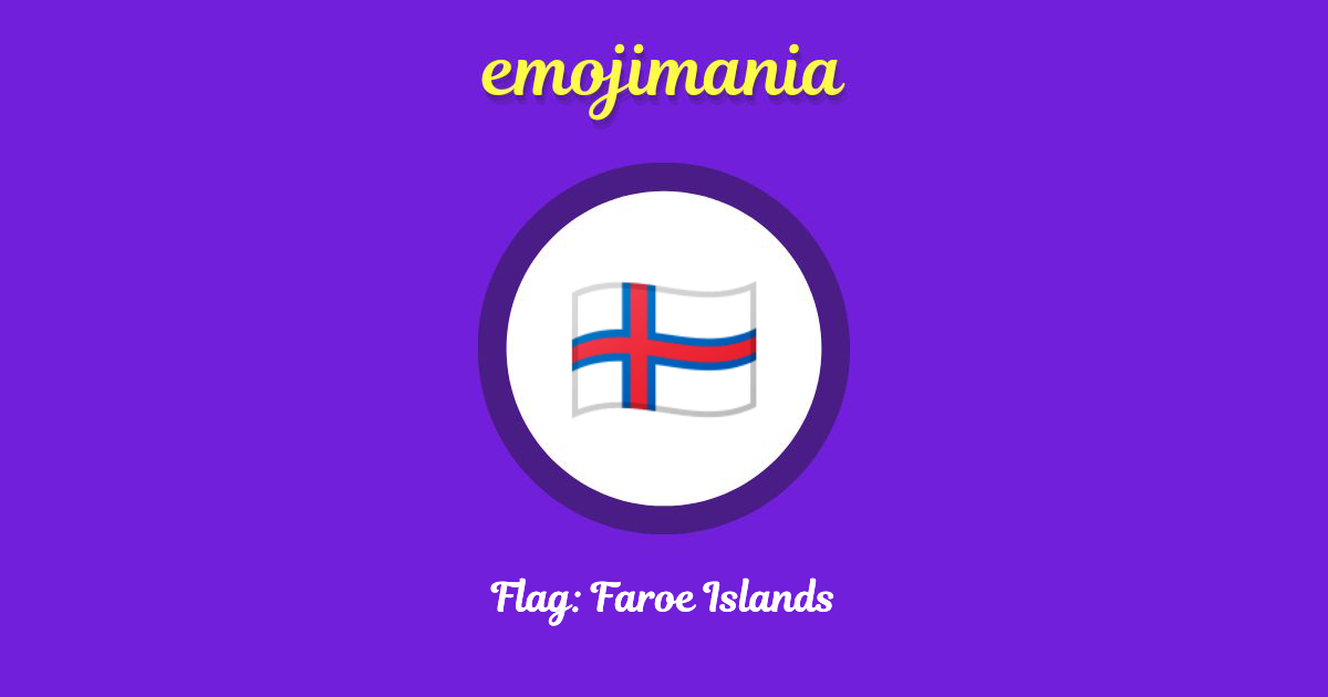 Flag: Faroe Islands Emoji copy and paste