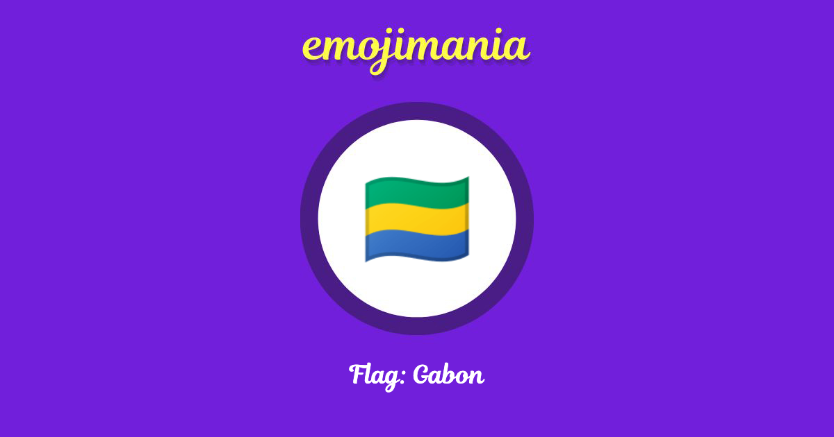 Flag: Gabon Emoji copy and paste