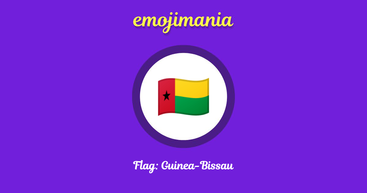 Flag: Guinea-Bissau Emoji copy and paste