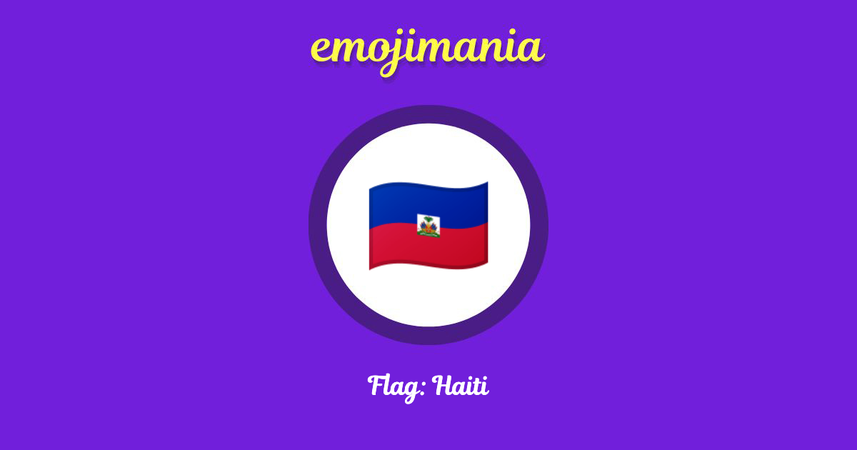 Flag: Haiti Emoji copy and paste