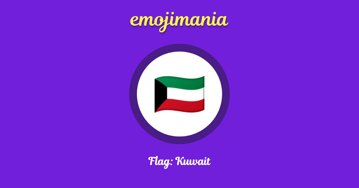 Flag: Kuwait Emoji copy and paste