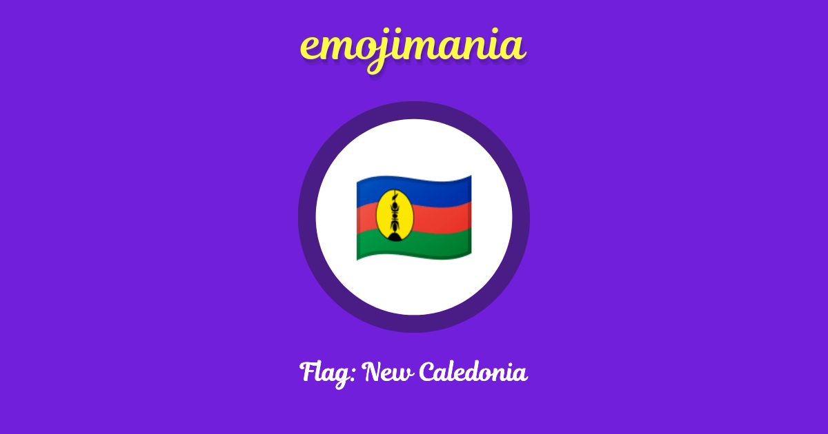 Flag: New Caledonia Emoji copy and paste