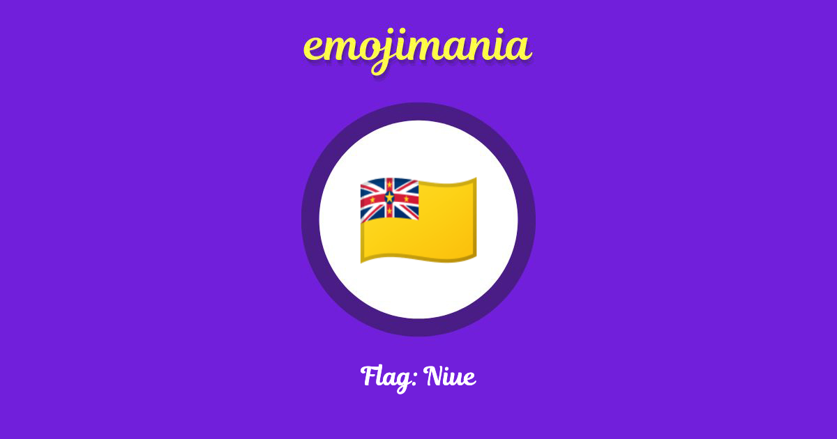 Flag: Niue Emoji copy and paste