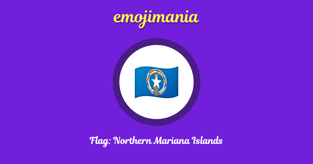 Flag: Northern Mariana Islands Emoji copy and paste