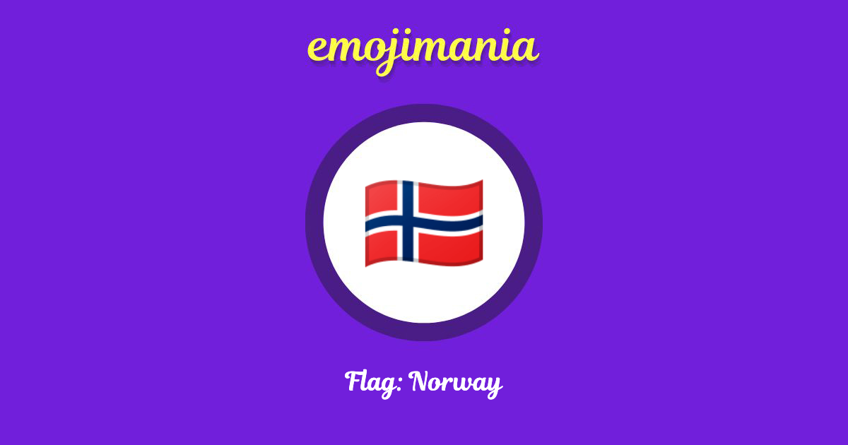 Flag: Norway Emoji copy and paste