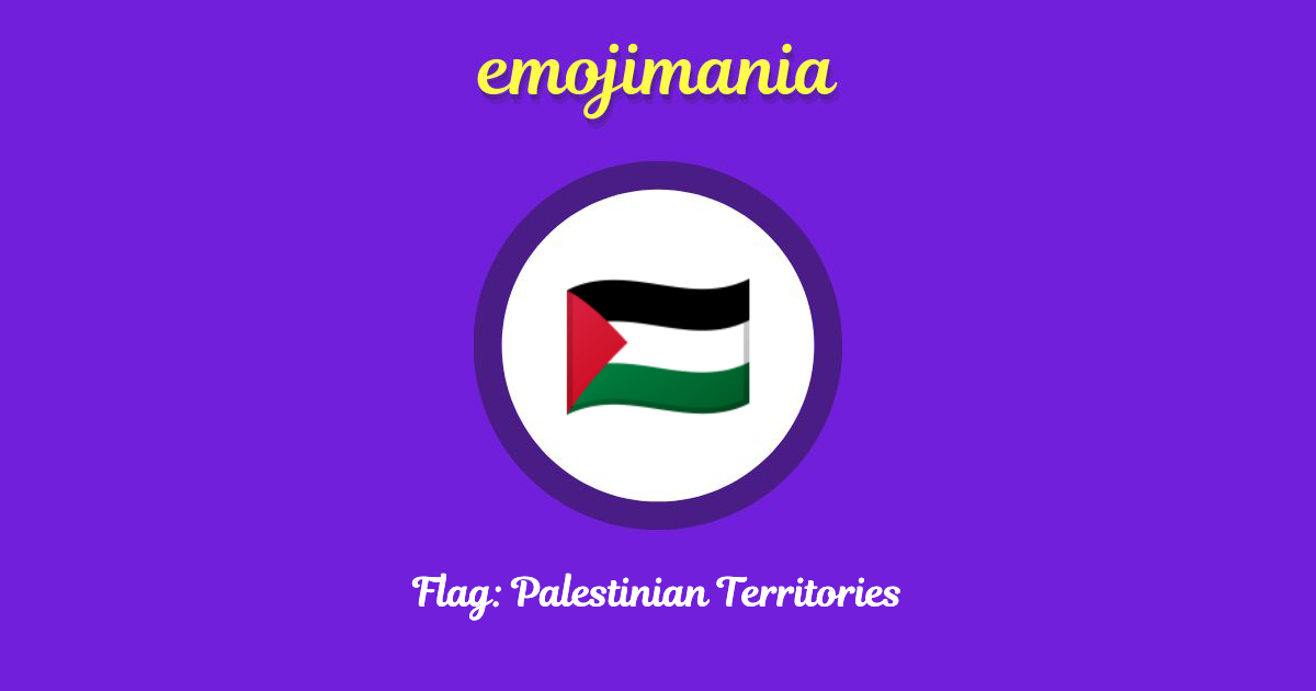 Flag: Palestinian Territories Emoji copy and paste