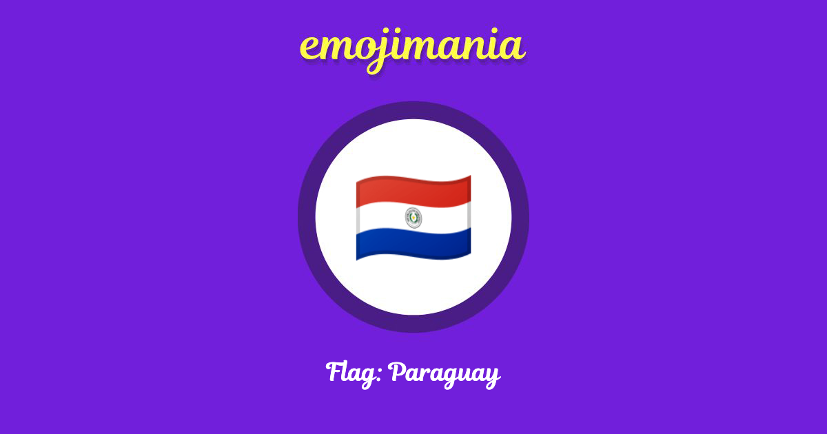 Flag: Paraguay Emoji copy and paste