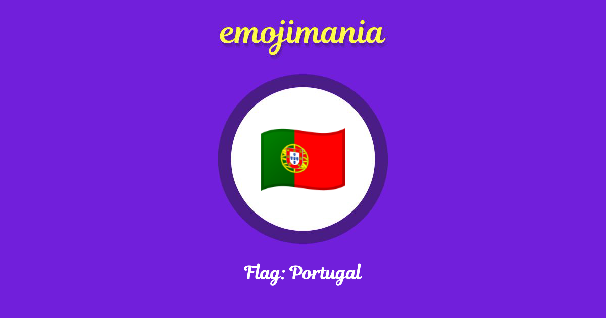Flag: Portugal Emoji copy and paste