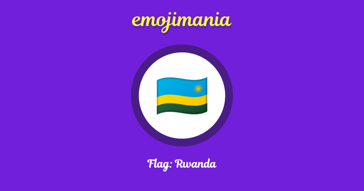 Flag: Rwanda Emoji copy and paste