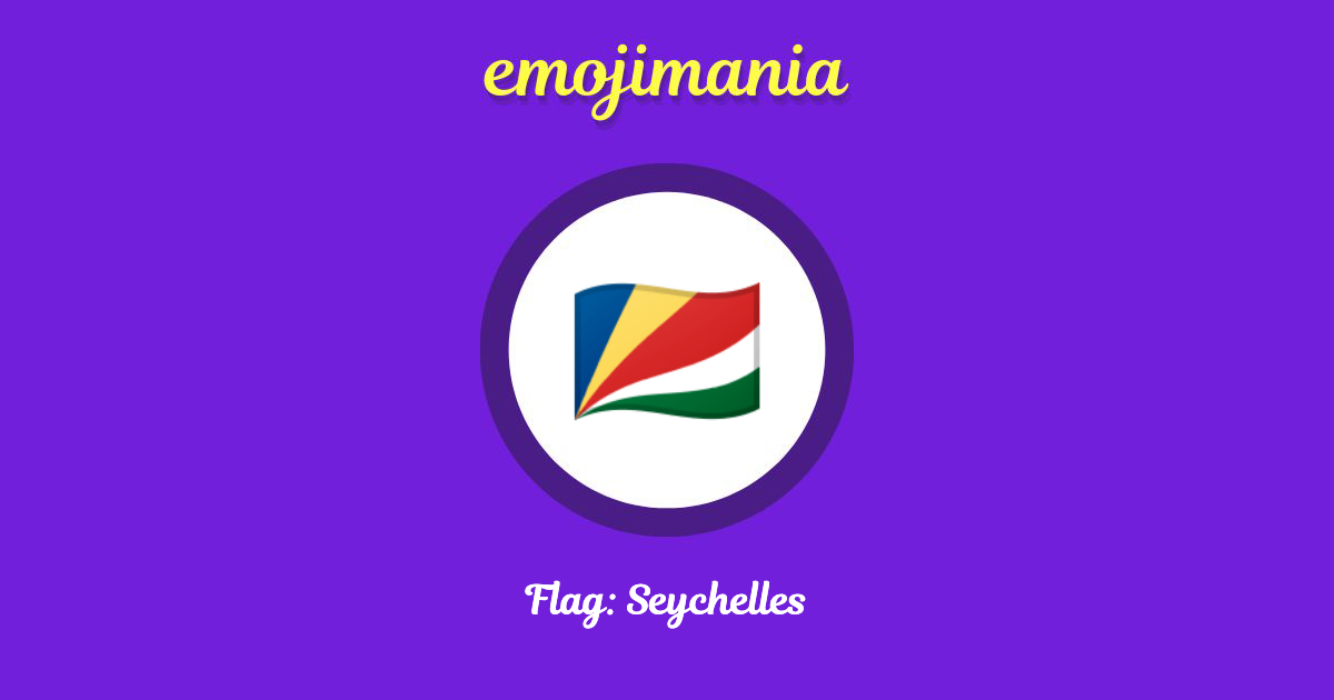 Flag: Seychelles Emoji copy and paste