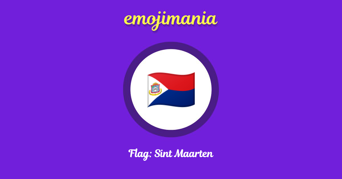 Flag: Sint Maarten Emoji copy and paste