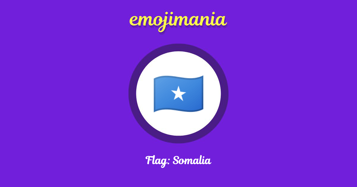 Flag: Somalia Emoji copy and paste