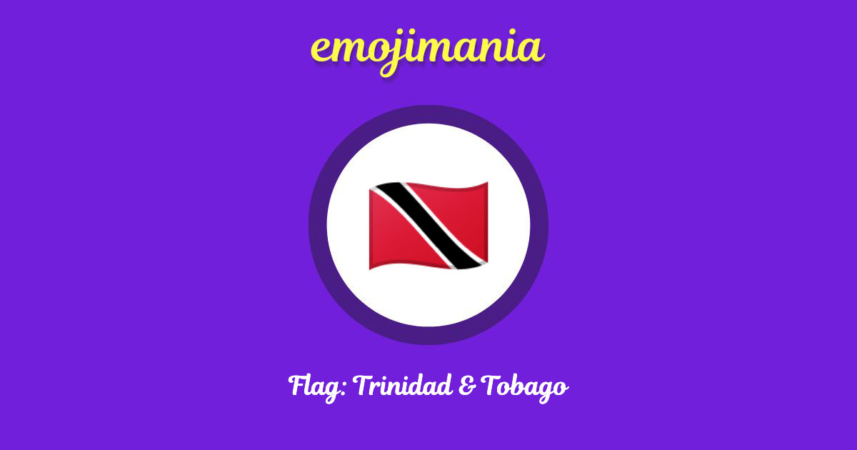 Flag: Trinidad & Tobago Emoji copy and paste