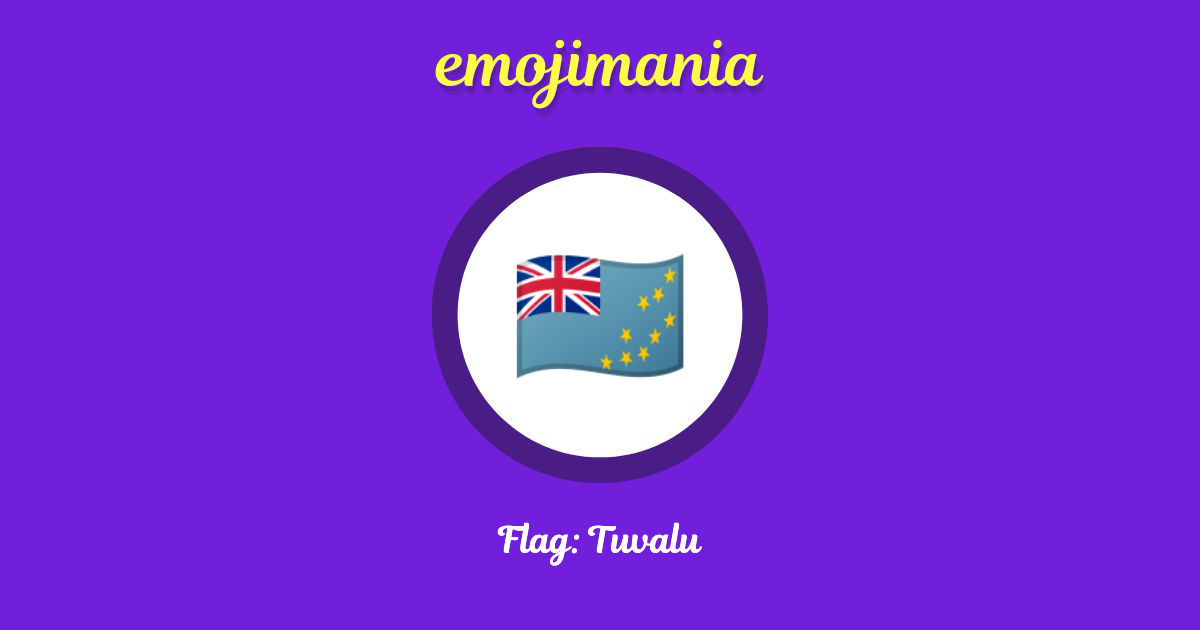 Flag: Tuvalu Emoji copy and paste