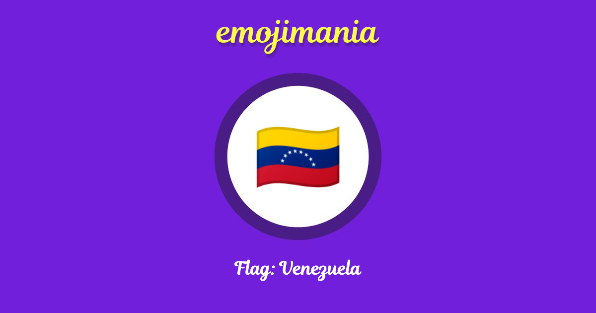 Flag: Venezuela Emoji copy and paste