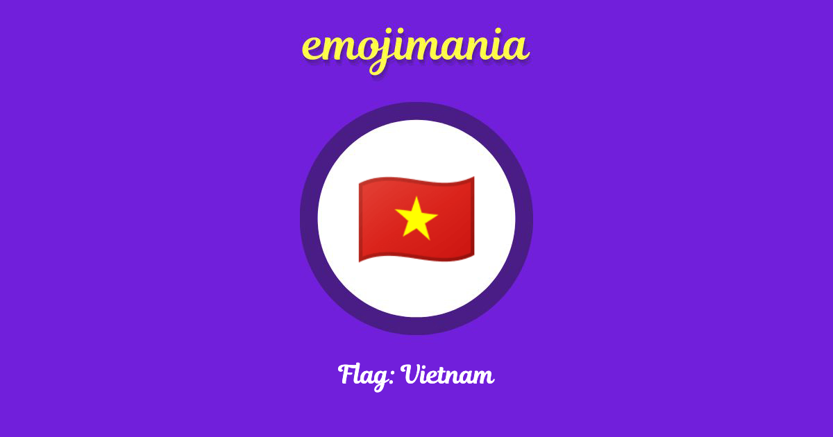 Flag: Vietnam Emoji copy and paste