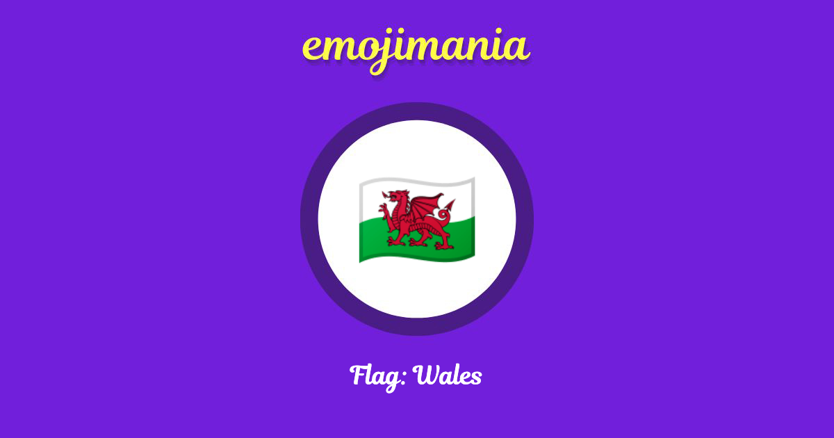 Flag: Wales Emoji copy and paste