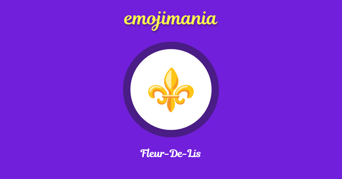 Fleur-De-Lis Emoji copy and paste