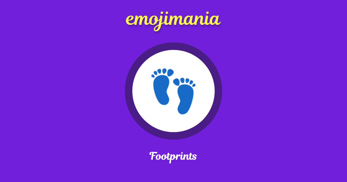 Footprints Emoji copy and paste