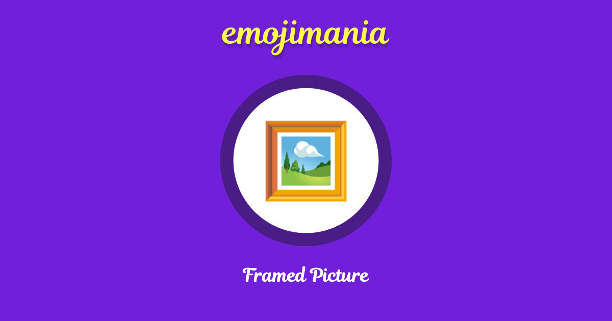 Framed Picture Emoji copy and paste