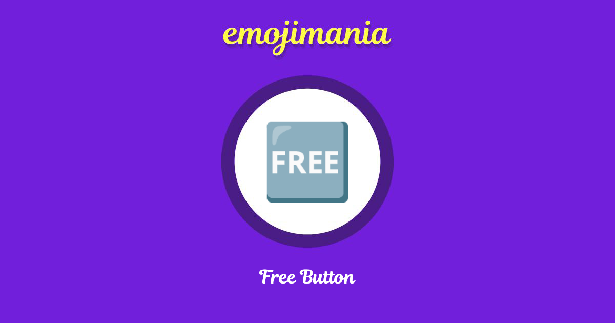 Free Button Emoji copy and paste