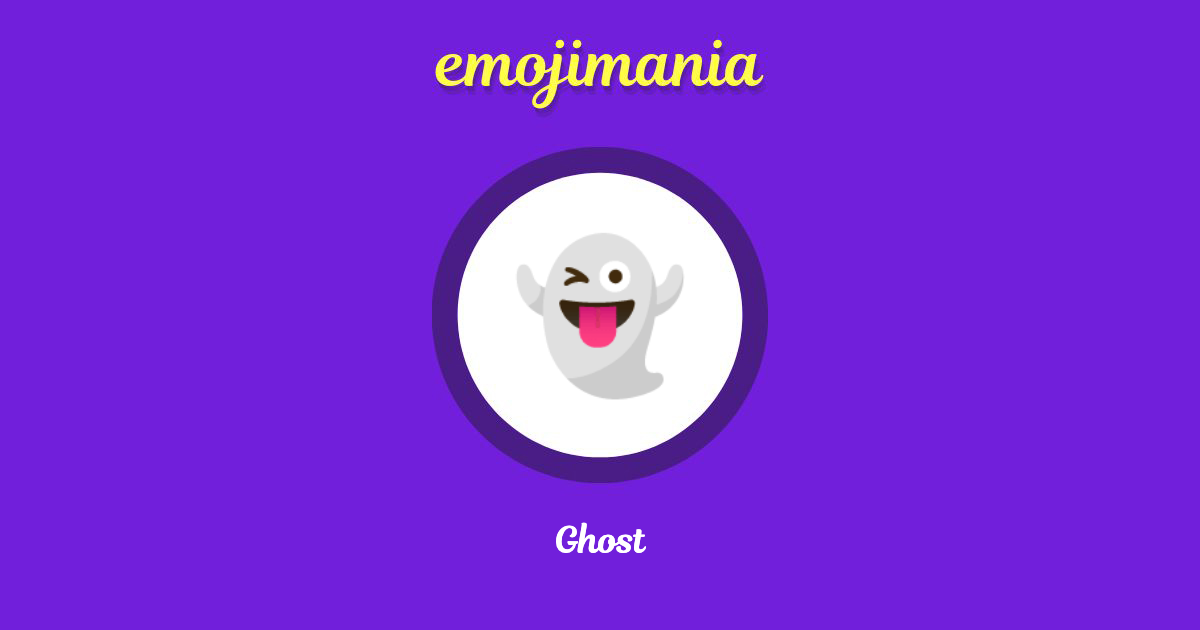 Ghost Emoji copy and paste