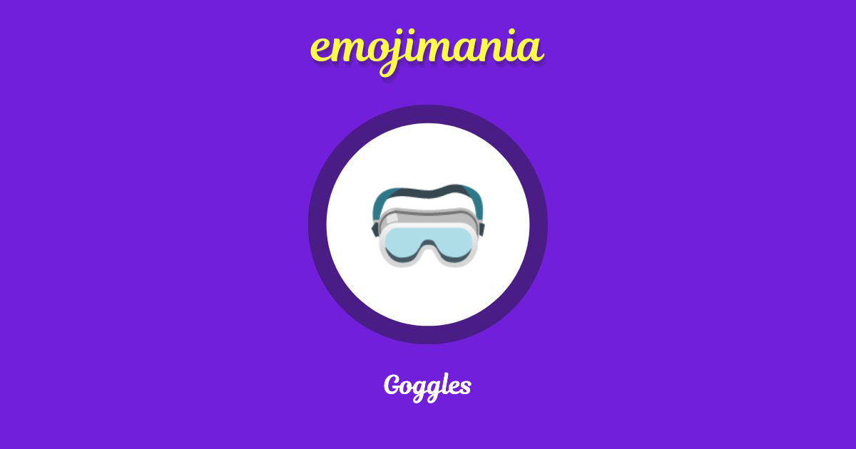 Goggles Emoji copy and paste