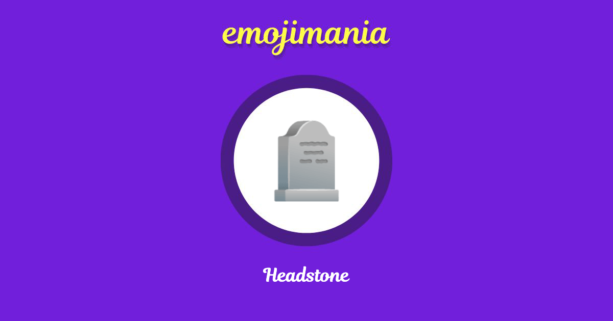 Headstone Emoji copy and paste