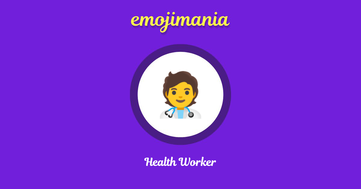Health Worker Emoji copy and paste