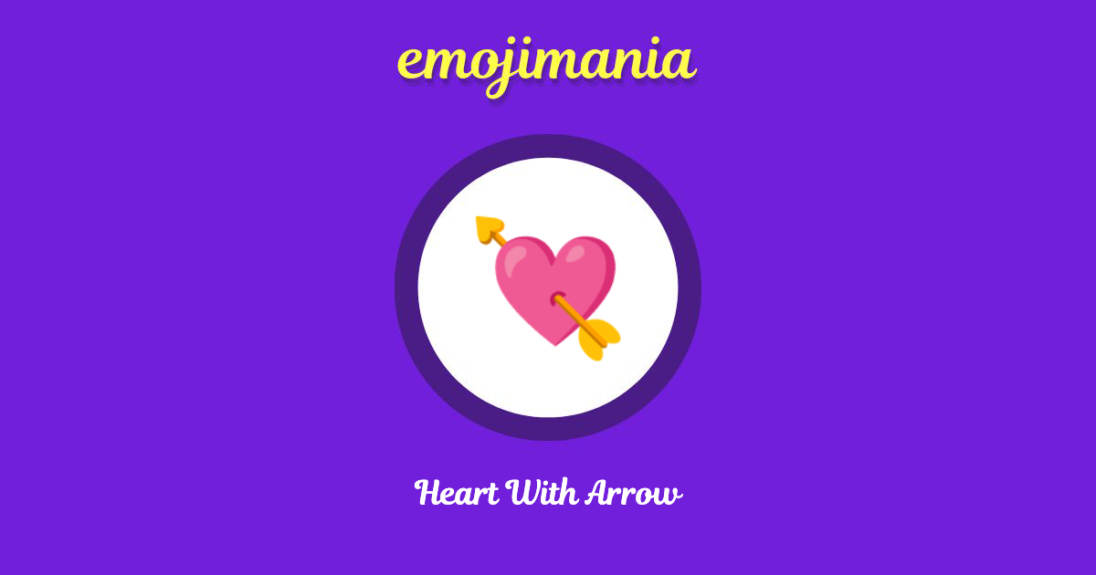 Heart With Arrow Emoji copy and paste