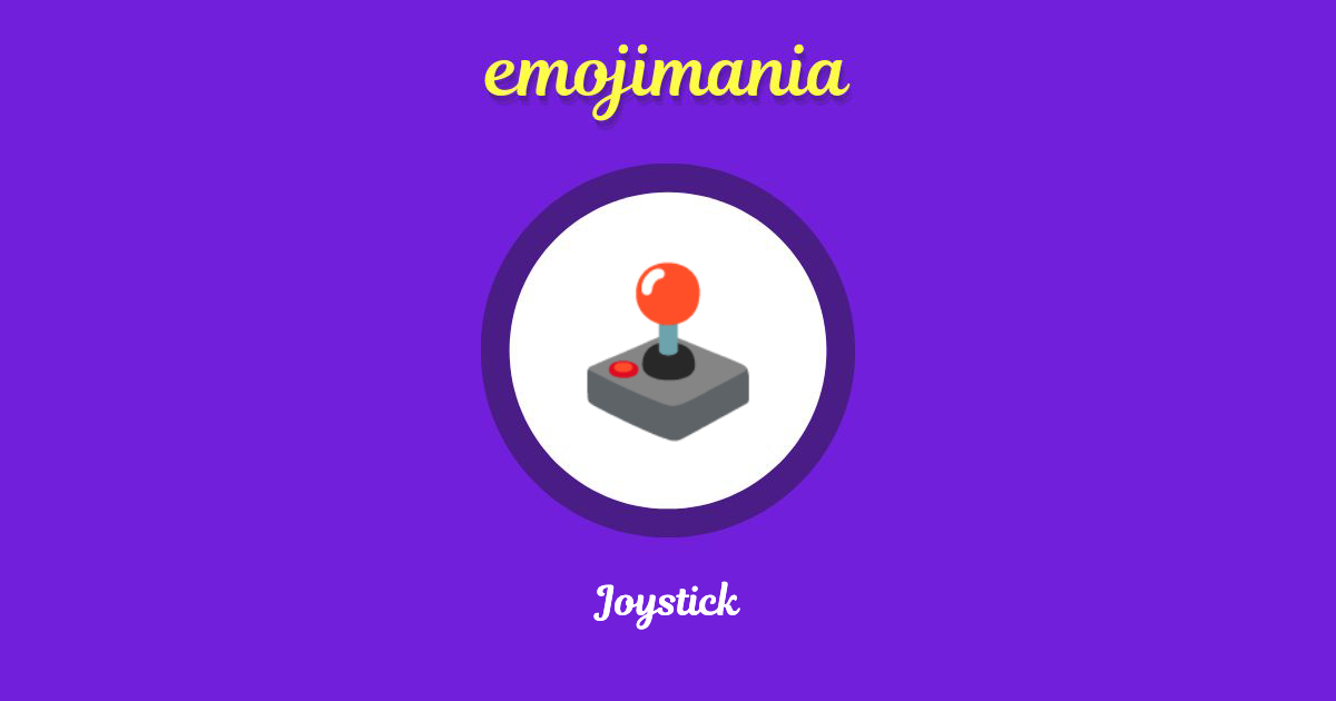 Joystick Emoji copy and paste