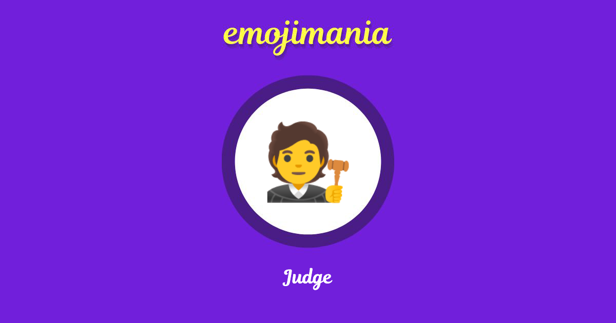 Judge Emoji copy and paste