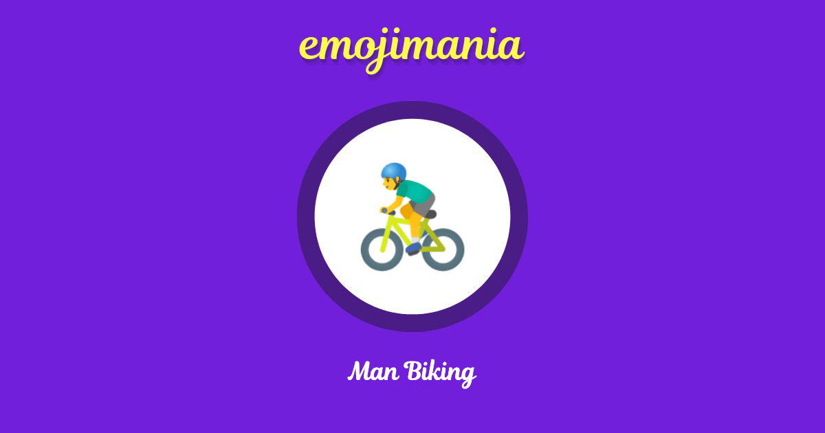 Man Biking Emoji copy and paste