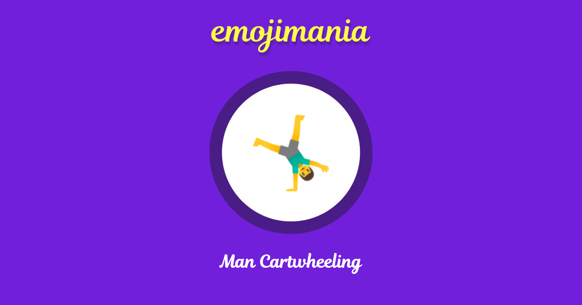 Man Cartwheeling Emoji copy and paste