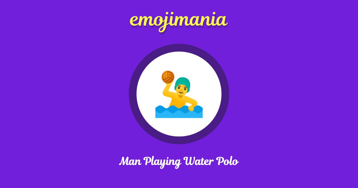 Man Playing Water Polo Emoji copy and paste