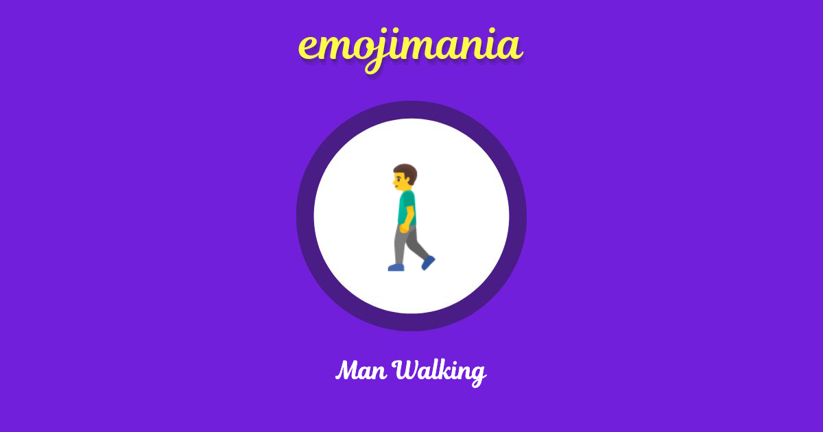 Man Walking Emoji copy and paste