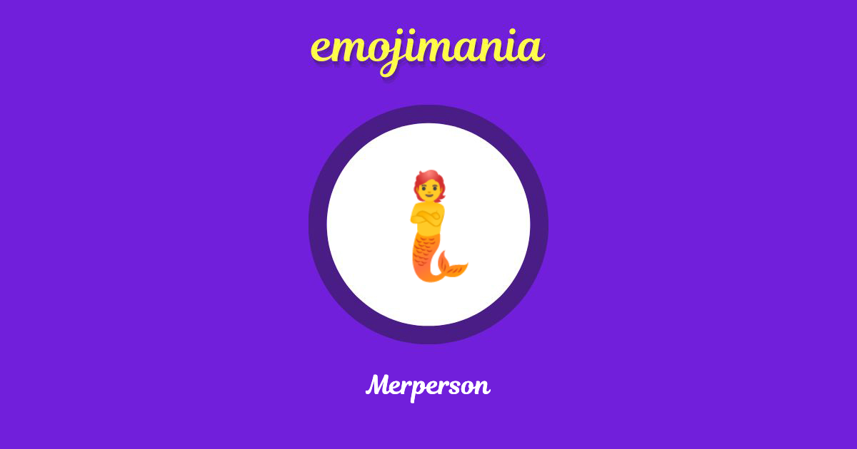 Merperson Emoji copy and paste